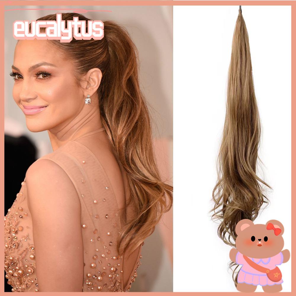 Tóc Giả Đuôi Ngựa Bằng Sợi Tổng Hợp 32inch Phong Cách Châu Âu