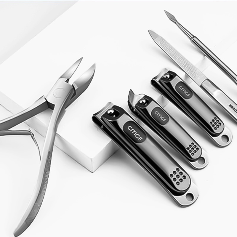 Bộ Dụng Cụ Chăm Sóc Móng Tay 12 Trong 1 Bằng Thép Không Gỉ Kèm Hộp Đựng Tiện Dụng Ốp