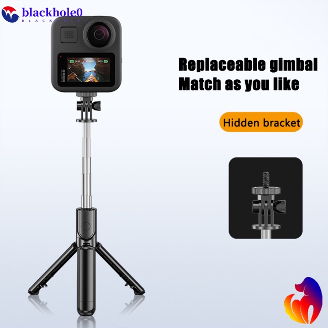 Gậy Chụp Ảnh Tự Sướng Bluetooth Không Dây Mini Có Thể Gập Lại Được Với Ánh Sáng Điều Khiển Từ Xa Tương Thích Vớ