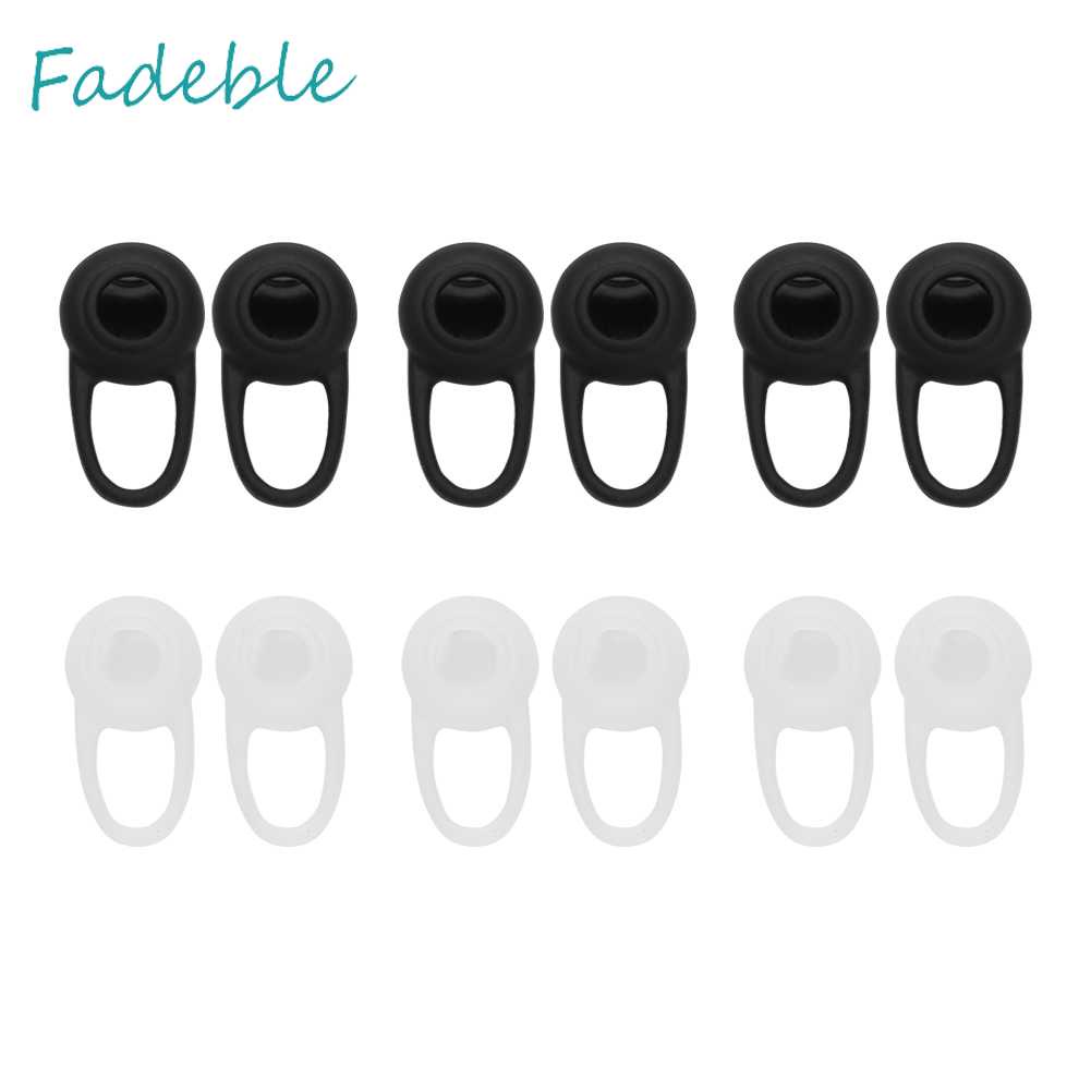 Set 6 Nút Bọc Tai Nghe Nhét Tai Bằng Silicon Đàn Hồi Thay Thế Tiện Lợi