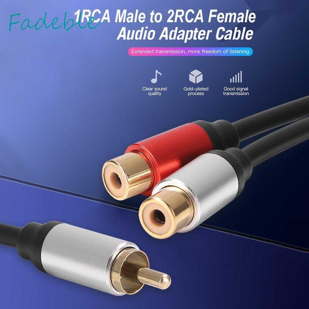Cáp ChuyểN ĐổI Âm Thanh Chia HìNh Chữ Y 1 ĐầU CắM Sang 2Rca Chuyên Dụ
