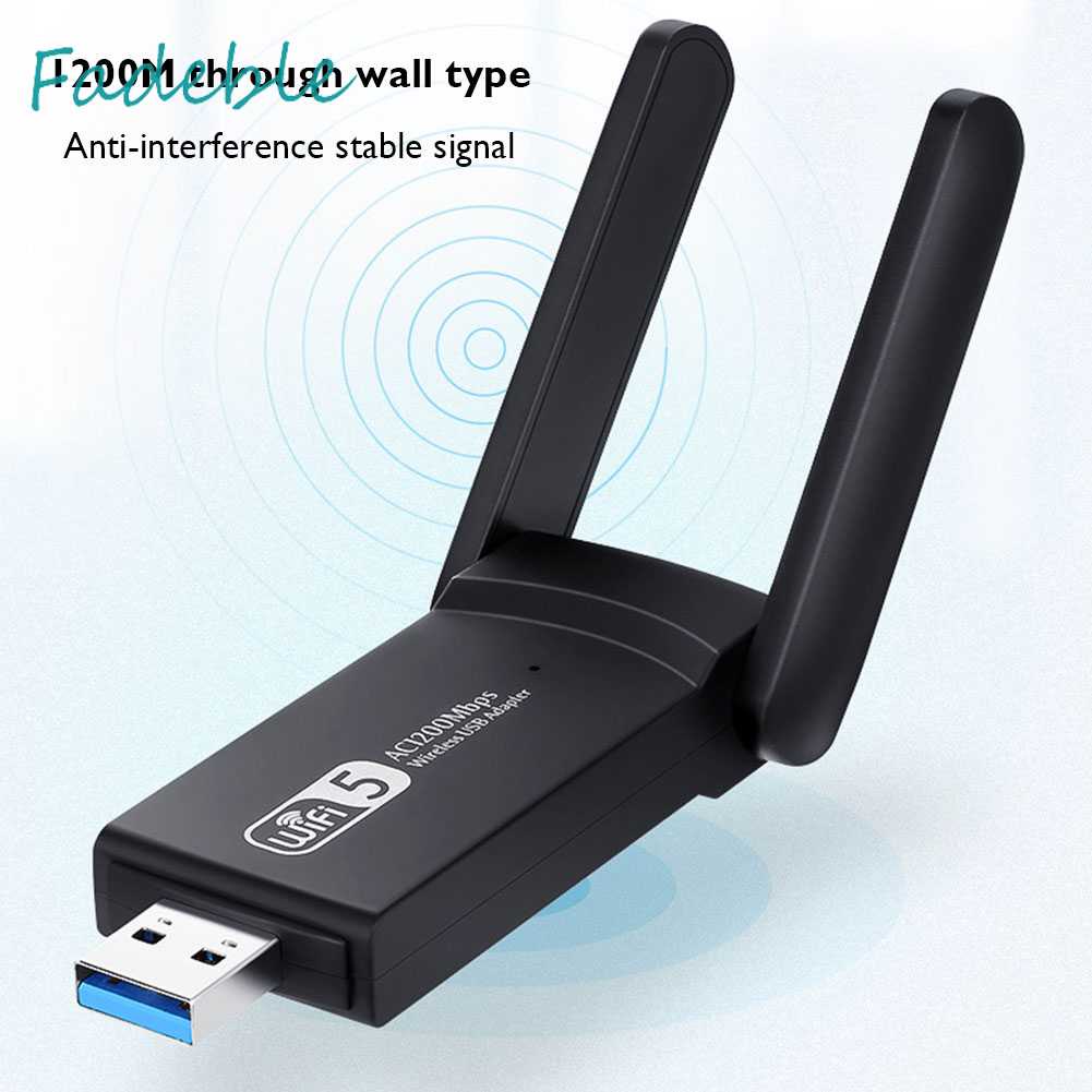 Usb Thu Sóng WiFi 1200Mbps Băng Tần Kép 802.11 ac USB 3.0 Thẻ