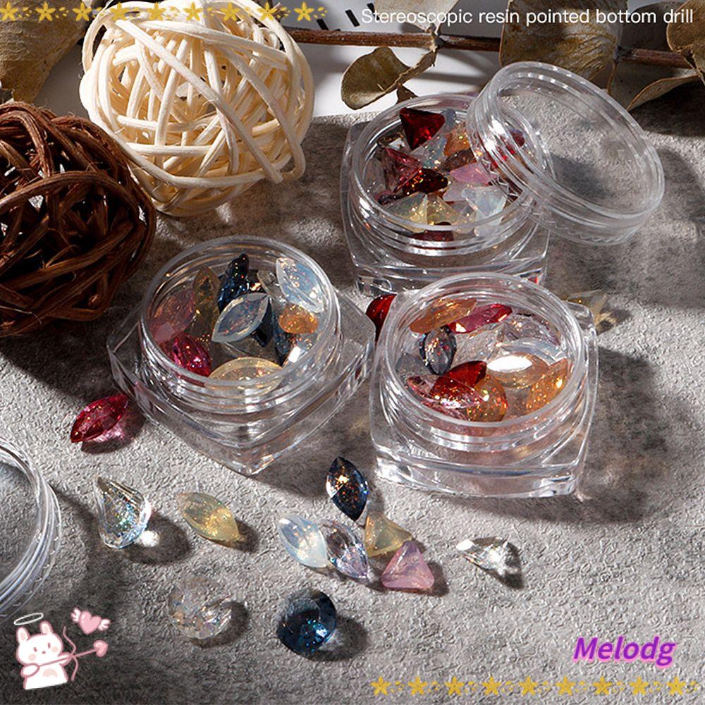 Set 50 Phụ Kiện Trang Trí Móng Tay Nghệ Thuật Nhiều Màu Sắc