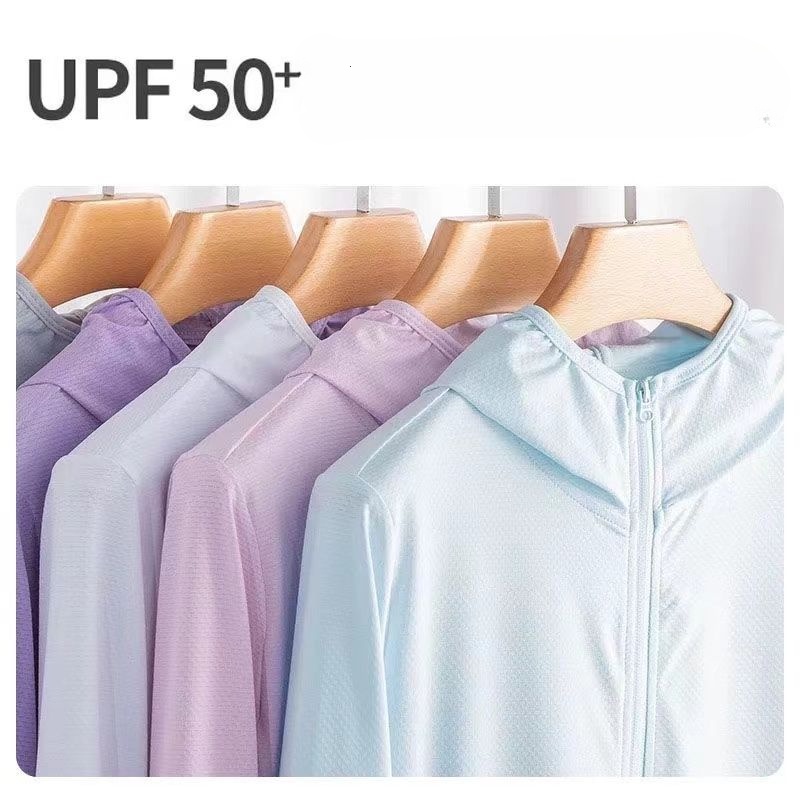 Áo Chống Nắng Khoác Bằng Lụa Lạnh Mỏng Co Giãn Thoáng Khí Chống Tia Cực Tím Phong Cách Mới Thời Trang Mùa Hè