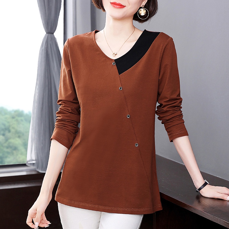 Áo Thun Tay Dài Plus Size Cho Nữ