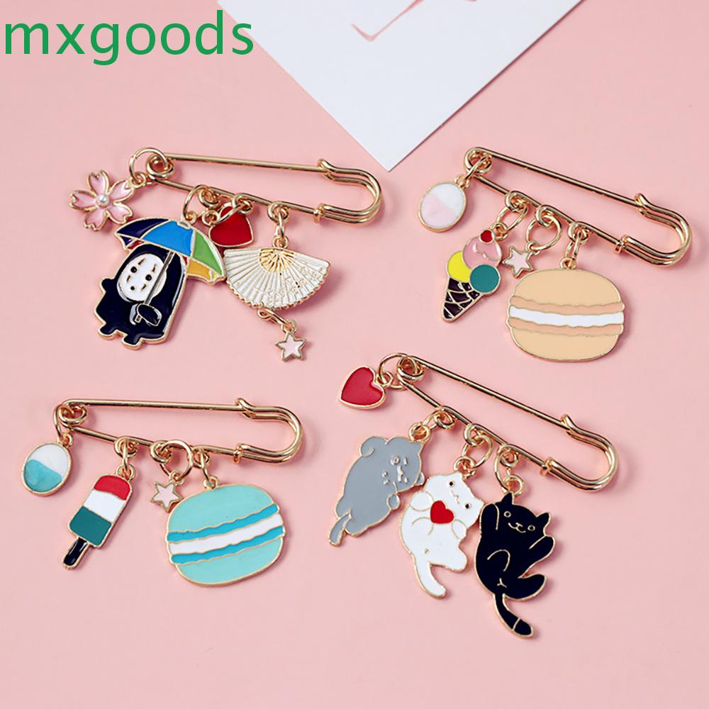 Huy Hiệu Cài Áo Hình Mèo Ma Thuật Chống Chói Hóa Trang Cho Nữ MXGOODS Spirited Away