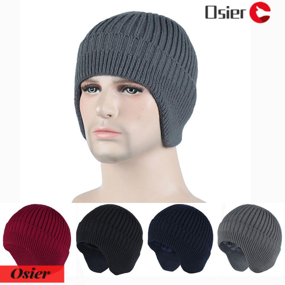 Osier1 Mũ Len Dày Giữ Ấm Tai Giữ Ấm Mùa Đông Khi Đi Trượt Tuyết