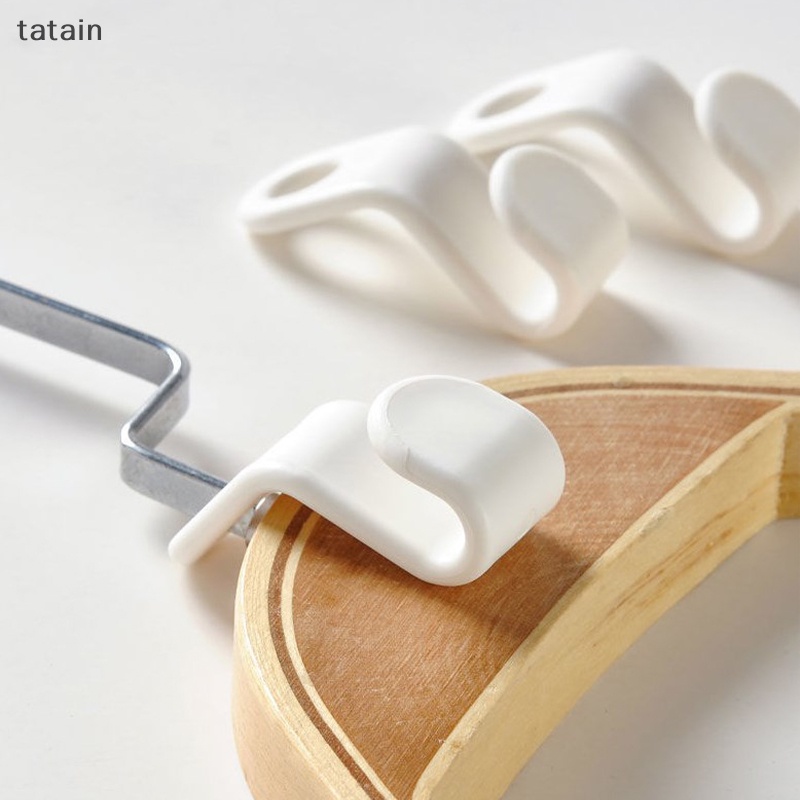 Móc Nối Treo Quần Áo Bằng Nhựa Chống Trượt Tiết Kiệm Không Gian