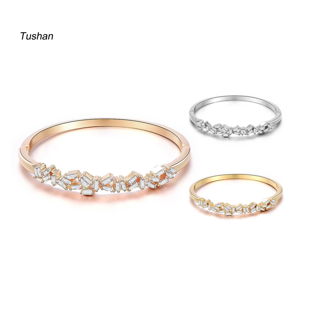 Vòng Đeo Tay Đính Đá 1 Lá Thời Trang Dành Cho Nữ