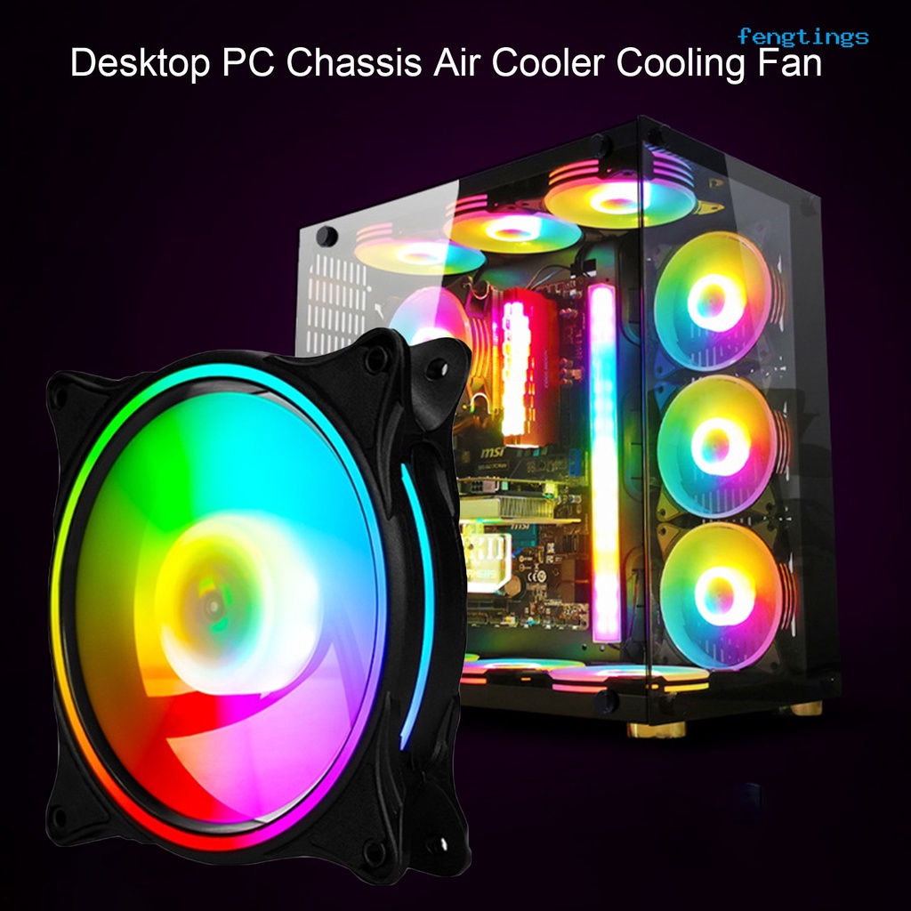 Quạt Tản Nhiệt CPU 5V ARGB Hiệu Ứng Ánh Sáng Tốc Độ Cao Không Trơn Điều Khiển Nhiệt Độ Không Khí Thông Minh Cho PC