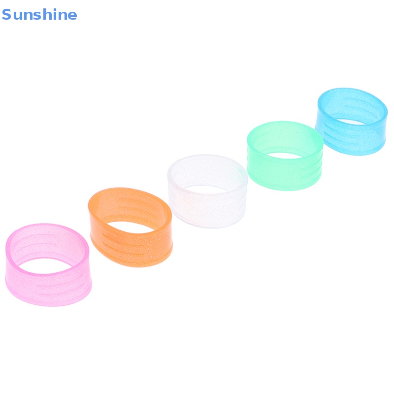 Vòng Silicon Cố Định Tay Cầm Vợt tennis Màu Dạ Quang