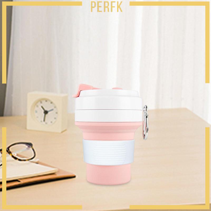 Cốc Uống Nước Nóng Lạnh Bằng Silicone Có Thể Gấp Gọn