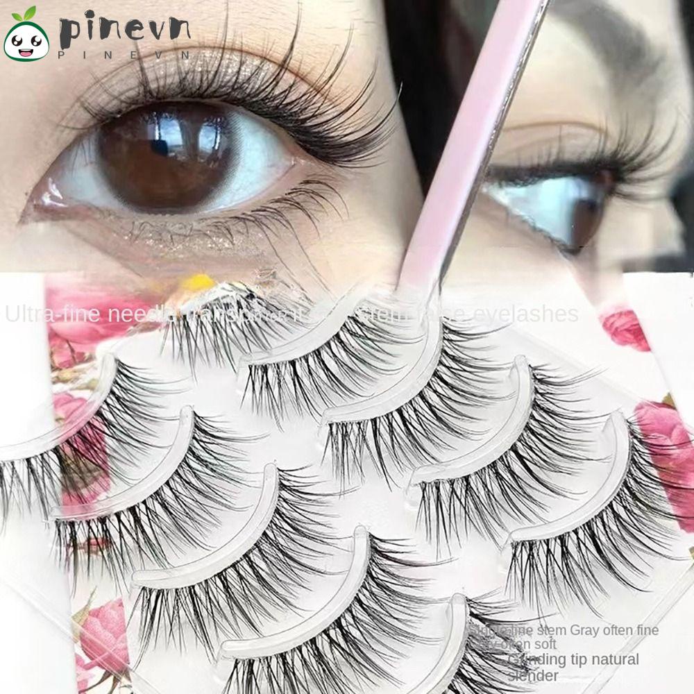 Lông Mi Giả Trang Điểm Phong Cách Chéo Cả Phong Cách Ác Quỷ Nhỏ Wispy Little