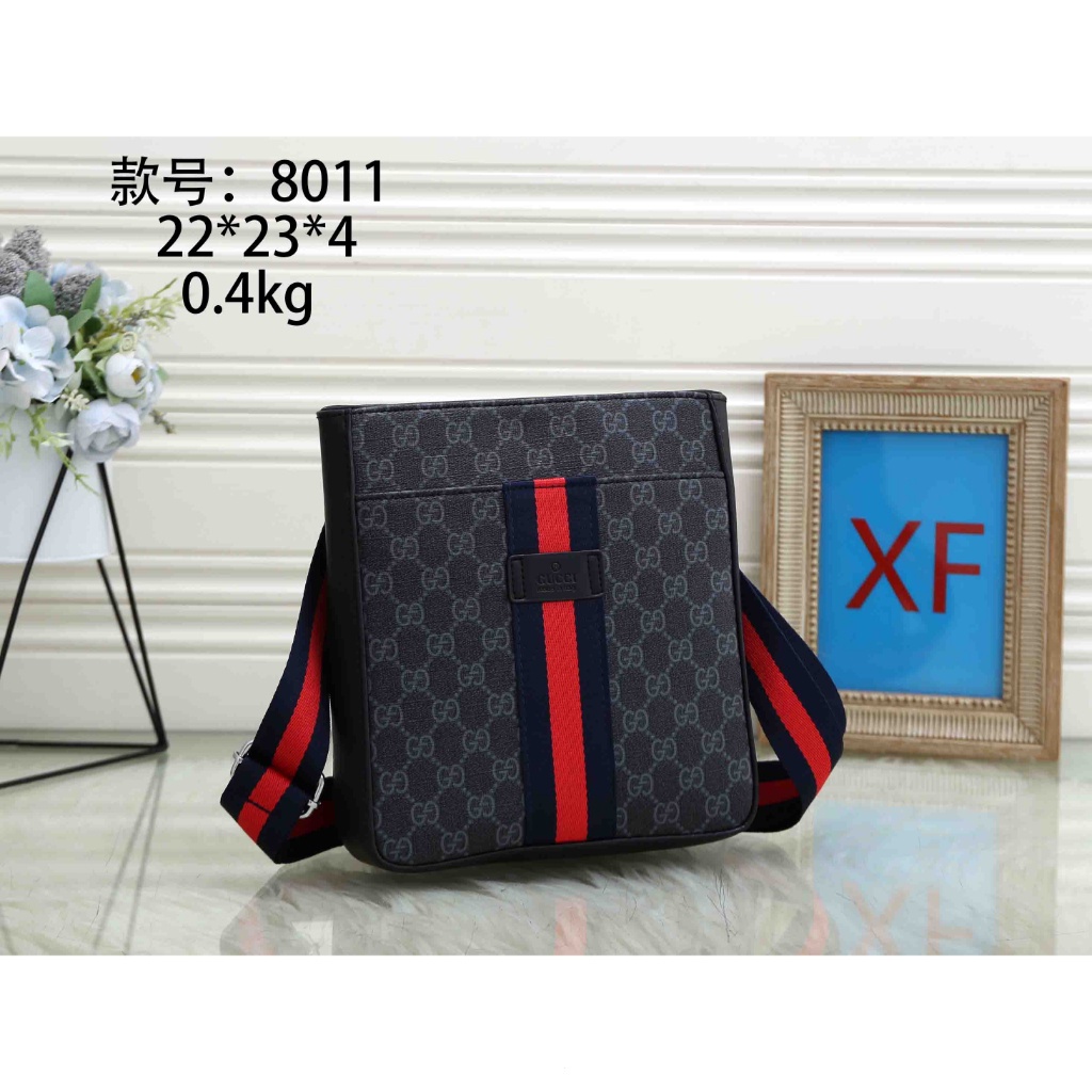 Gucci_Túi Da Đeo Chéo Thời Trang Cho Nam  Túi Xách Đeo Chéo Vai Thiết Kế Nổi Tiếng