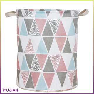 Cotton Linen Foldable Dirty Clothes Hamper Large Laundry Basket Storage Bag Toy Bucket