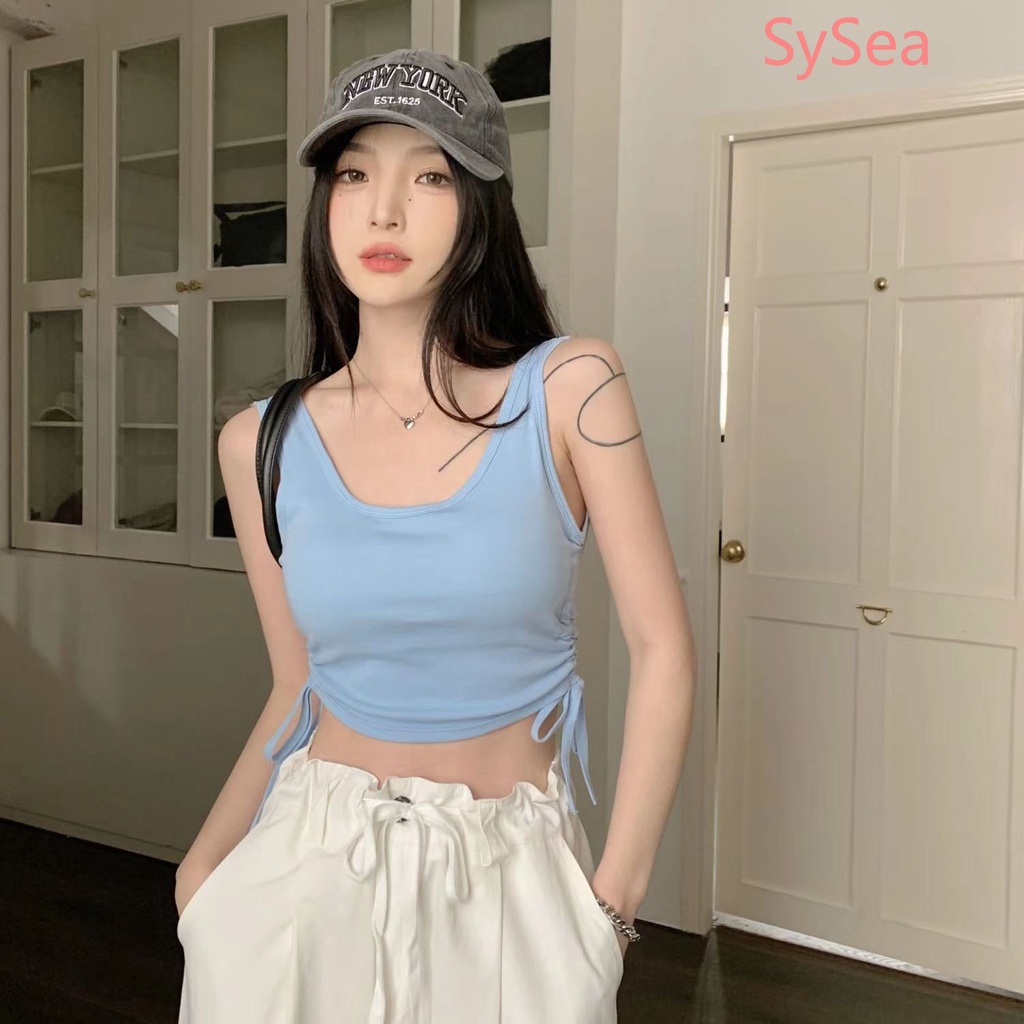 Áo Dây Rút Thời Trang Mùa Hè Giản Dị Dành Cho Nữ