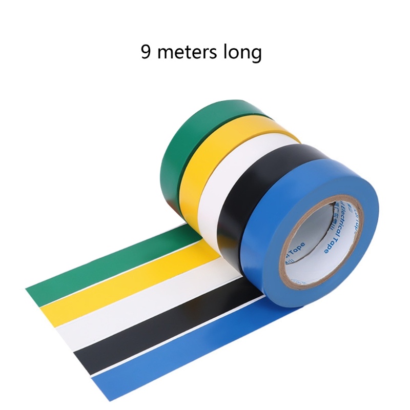 Cuộn Băng Keo Điện Siêu Chắc 9M Chống Mòn Nhiều Màu Sắc