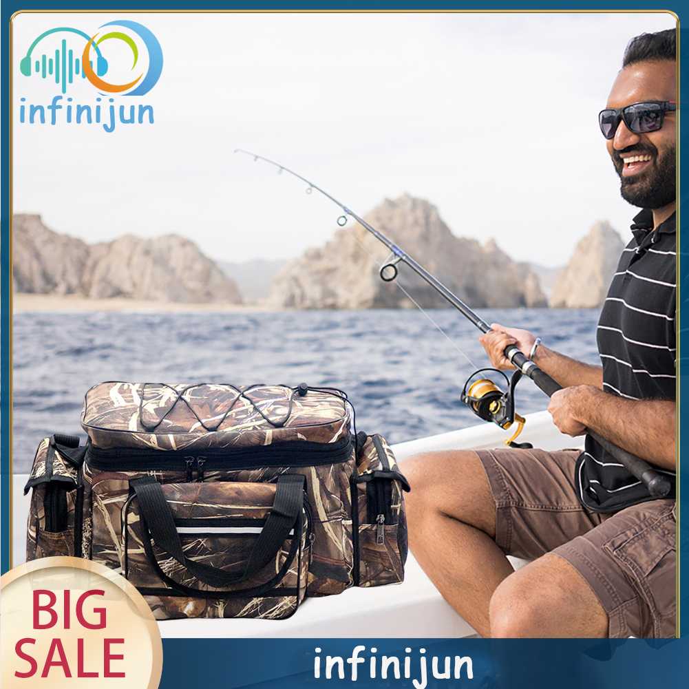 Túi Đựng Dụng Cụ Câu Cá Thể Thao Ngoài Trời Sức Chứa Lớn Siêu Bền