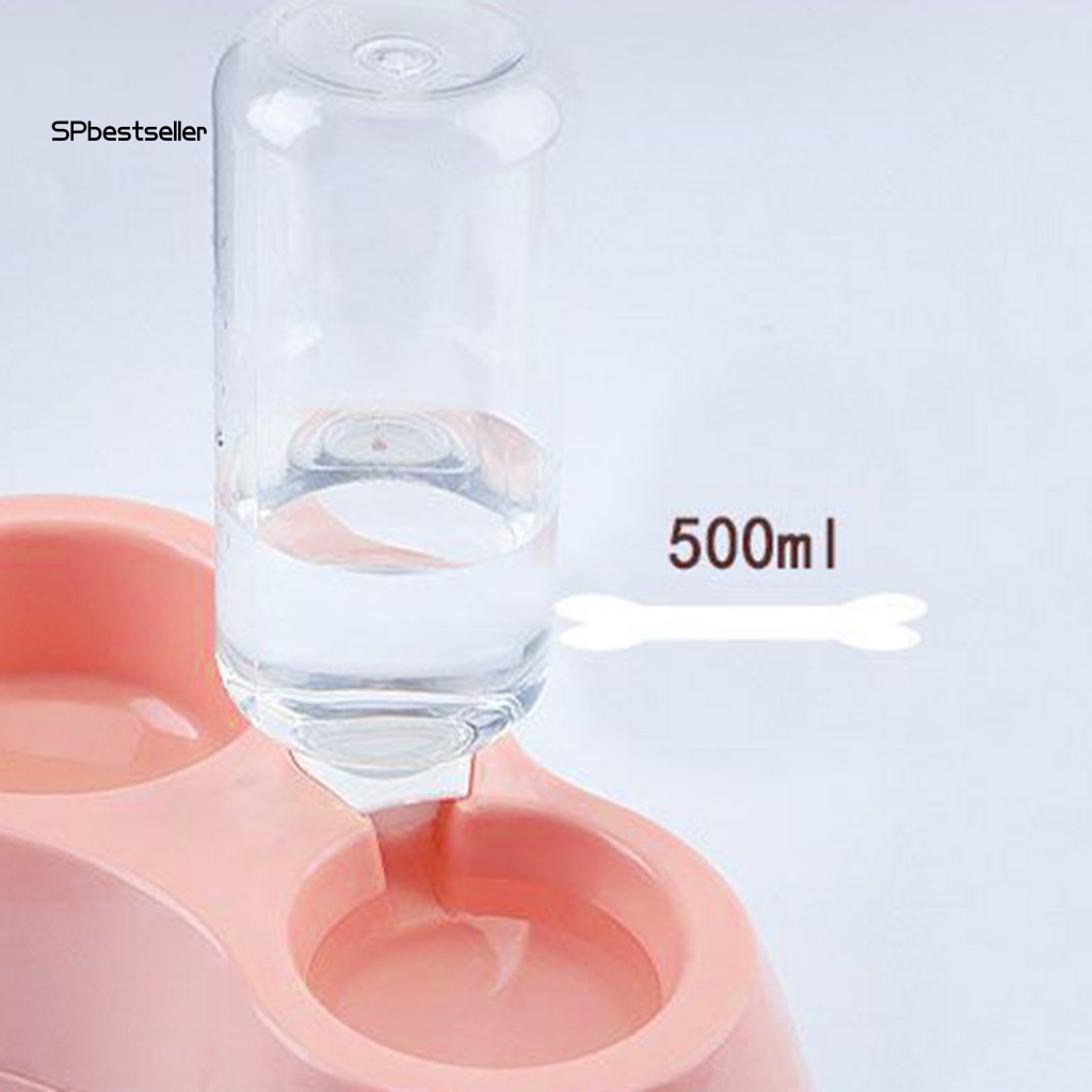 Tô Đựng Thức Ăn Cho Thú Cưng Hai Ngăn Không Trượt Có Thể Tái Sử Dụng