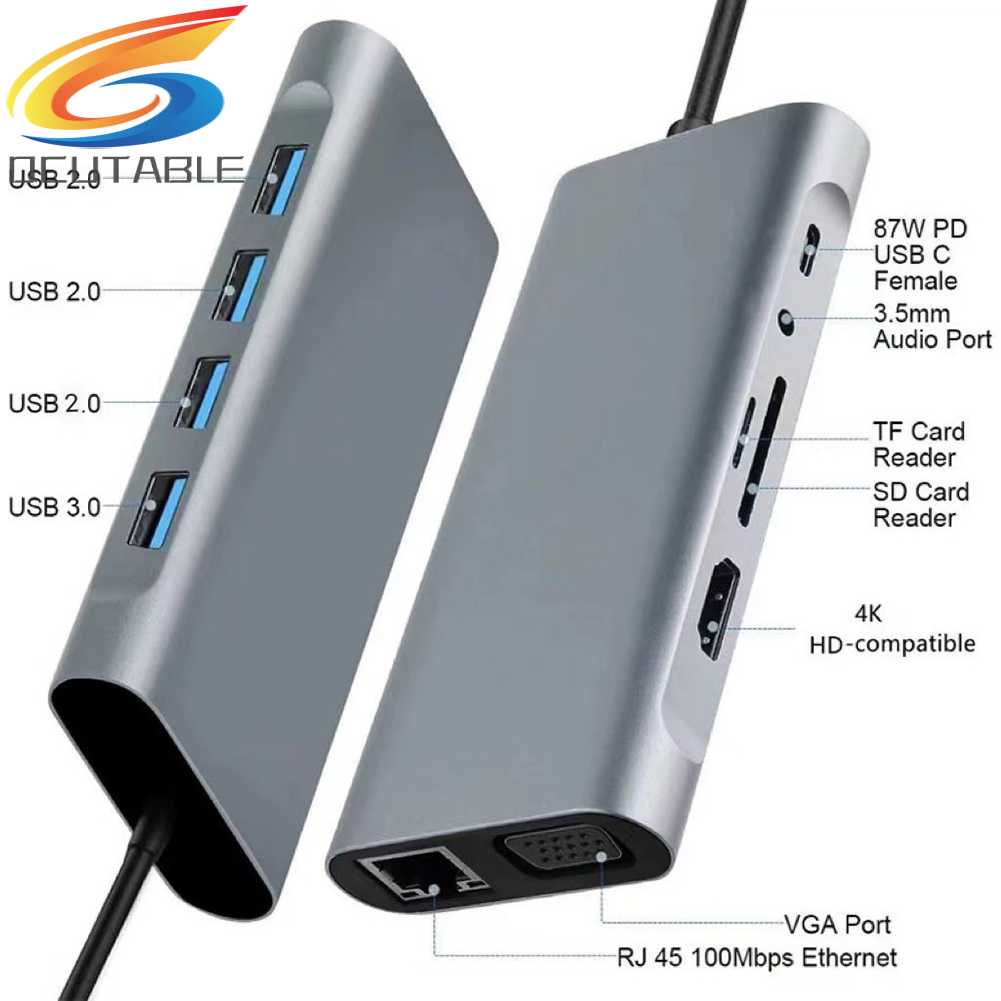 Bộ ChuyểN 11 Trong 1 Đa CổNg 5Gbps Cho Notebook / Laptop