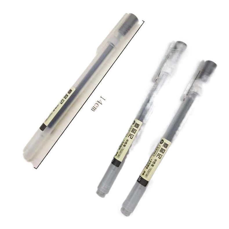 Bút Bi Mực Nhám Trong Suốt Ngòi 0.5Mm