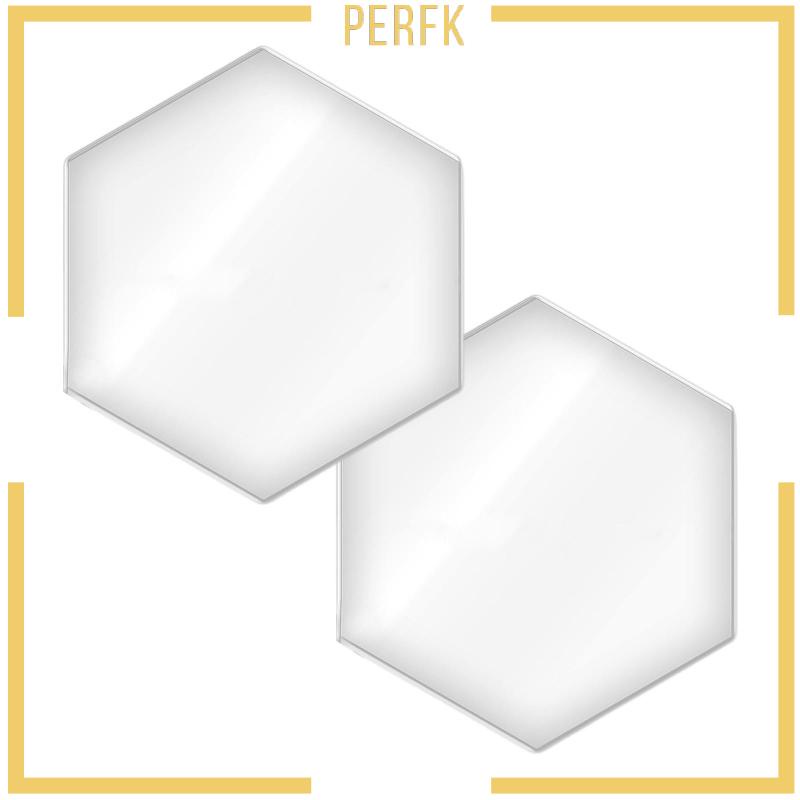 Set 2 Đĩa Làm Mịn Trang Trí Bánh Kem Bằng Acrylic Trong Suốt Tiện Lợi