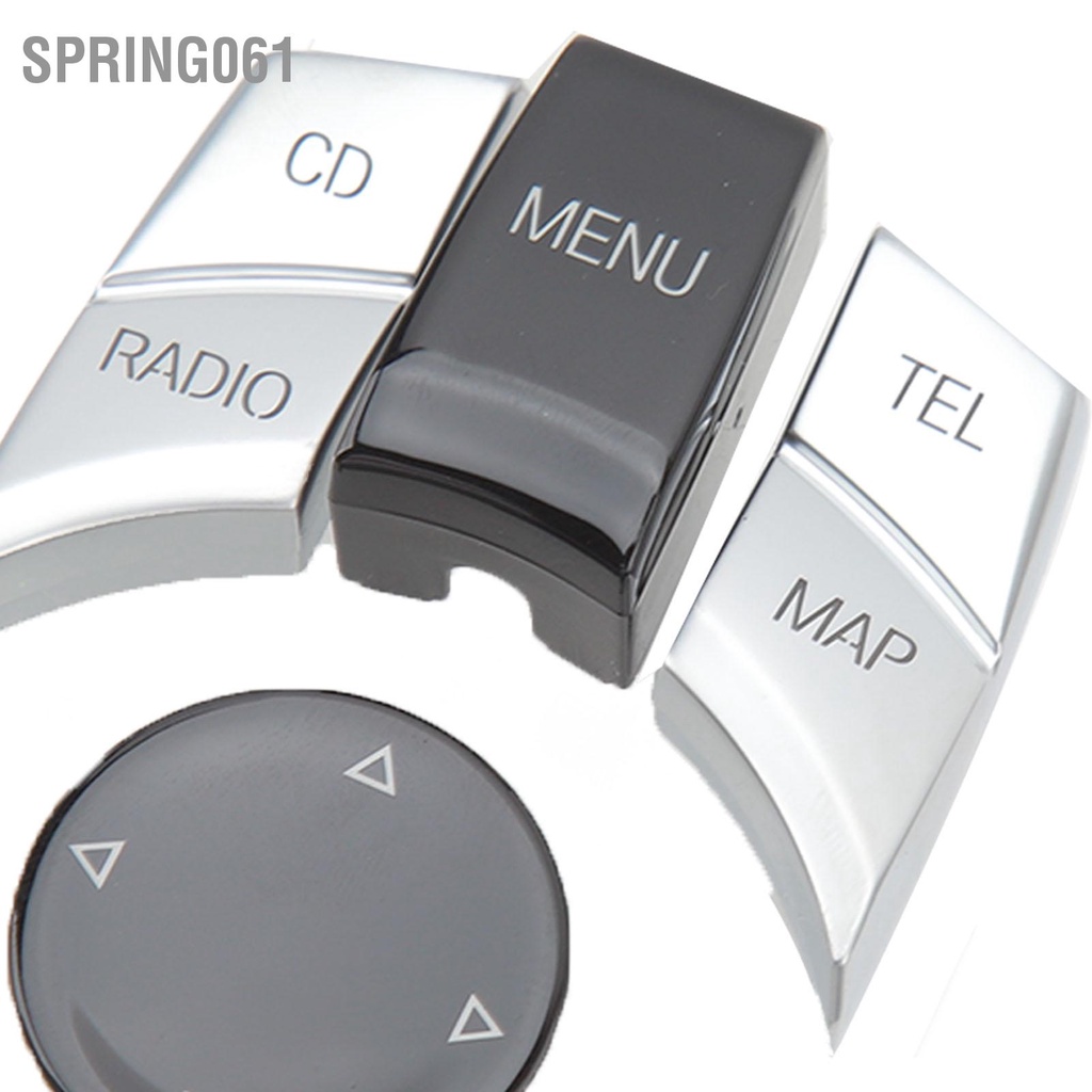 Spring061 6 Chiếc Điều Khiển Trung Tâm Đa Phương Tiện Nút ABS Mạ Bạc Cho F20 F21 F22 F23 F87 F30 F31 F34 F35 f32 F33 F36 F82 F83