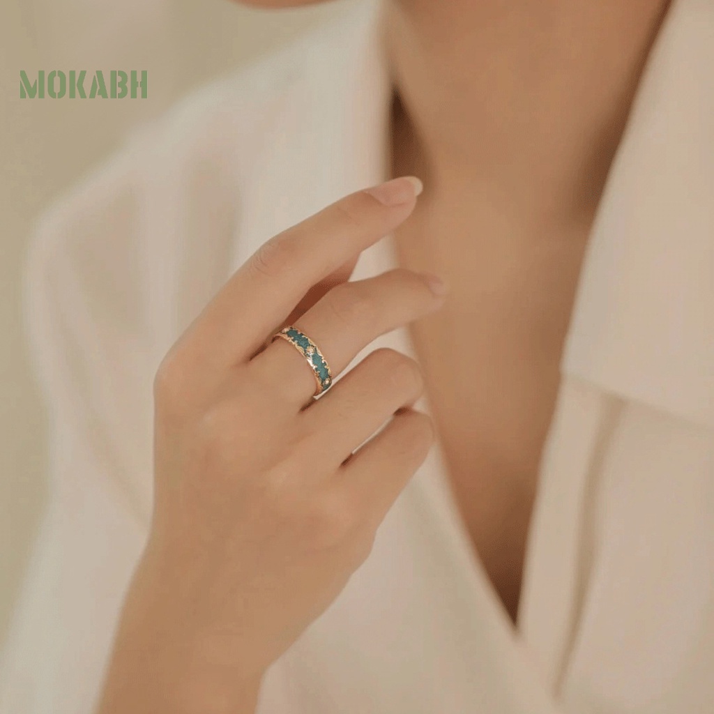 [Mới] Nhẫn Hợp Kim Siêu Nhẹ Đơn Giản Thanh Lịch Cho Nữ