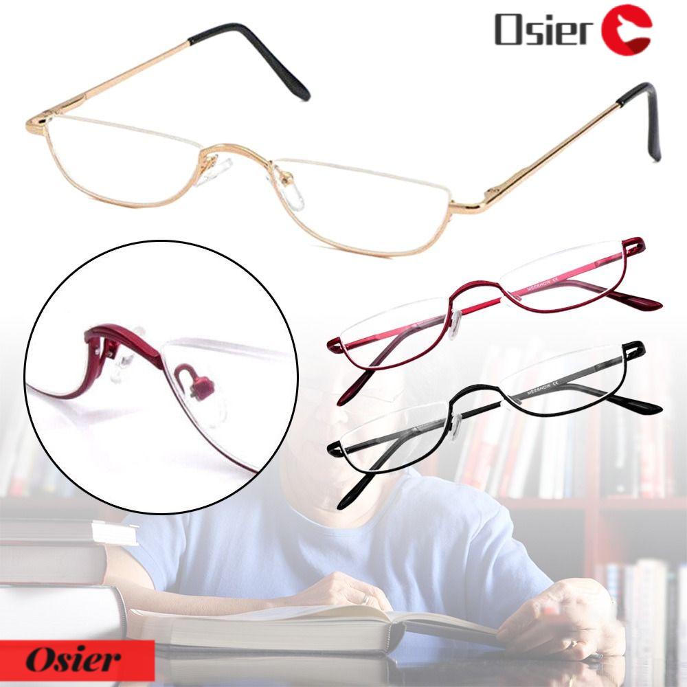 Kính Đọc Sách Nửa Gọng Kim Loại Siêu Nhẹ Thời Trang Mới OSIER1