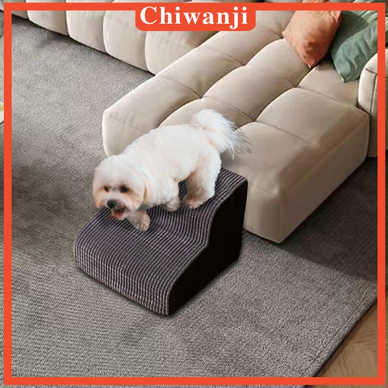 Bậc Thang 2 Tầng Mềm Mại Thoải Mái Chống Trượt Cho Thú Cưng