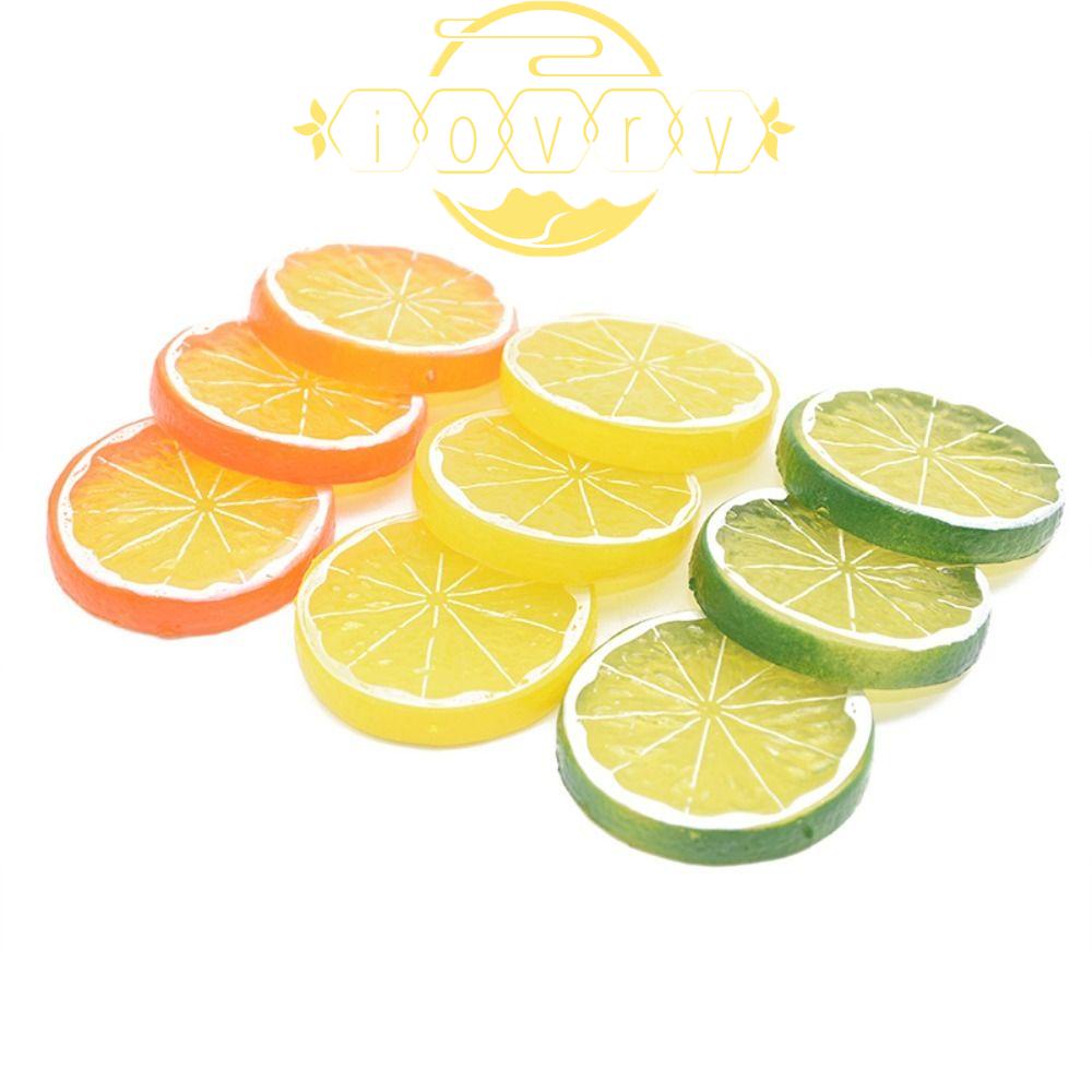 Lát Chanh Giả Bằng Nhựa Dùng Trang Trí Sổ Tay Cho Trẻ Em