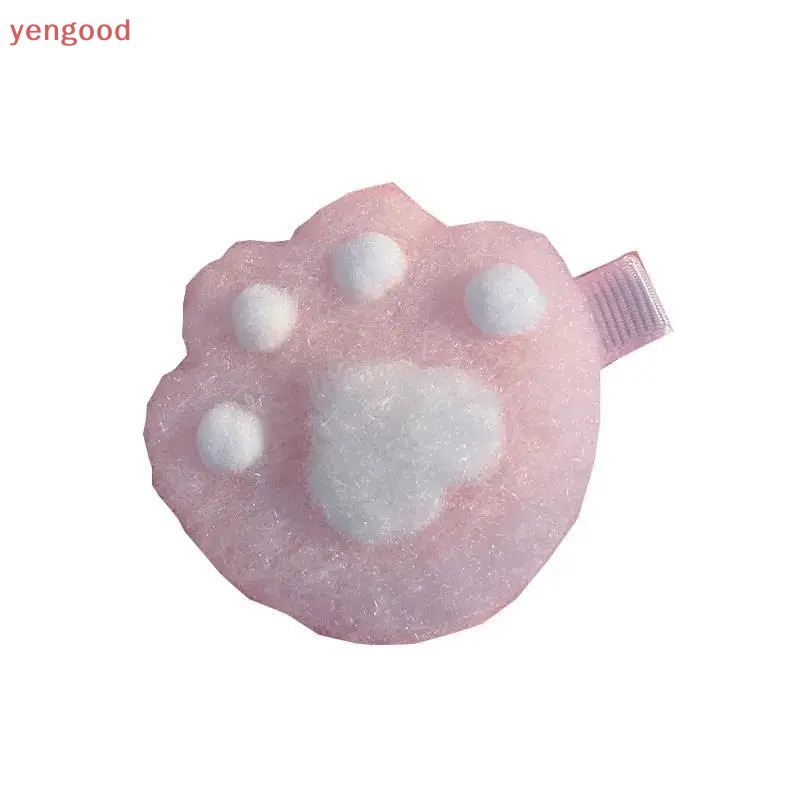 Set 5 Kẹp Tóc Hình Móng Vuốt Mèo Màu Hồng Dễ Thương Thời Trang Thu Đông Cho Bé Gái