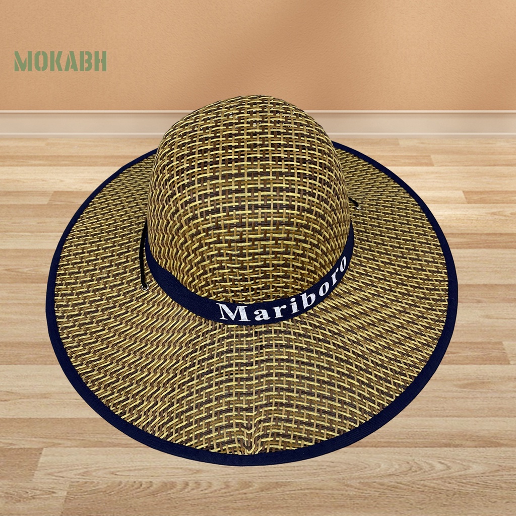 Nón Cối Rộng Vành Thiết Kế Dây Rút Thoải Mái Chống Nắng Thời Trang Đi Biển Mùa Hè Cho Nữ