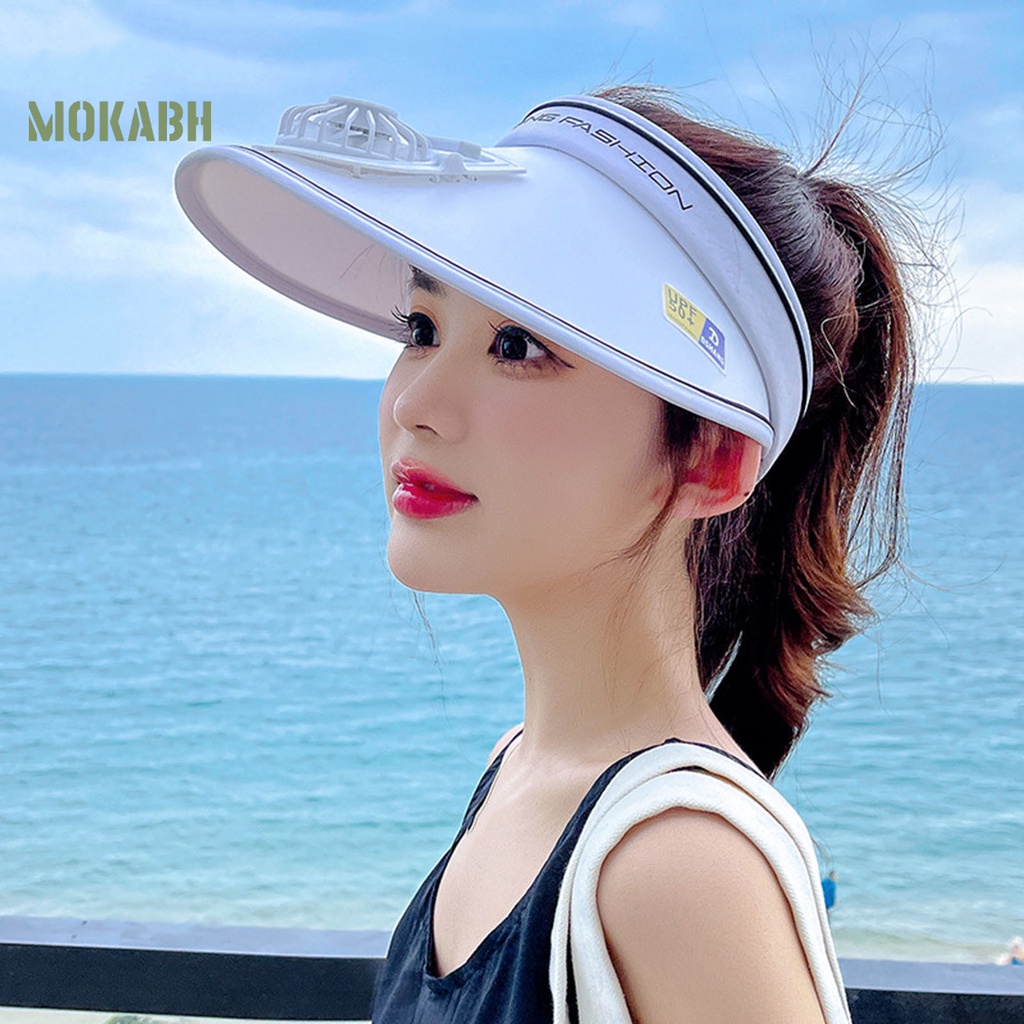 Mũ Lưỡi Trai Hở Chóp Chống Tia UV Tiết Kiệm Năng Lượng Thời Trang Cho Nữ