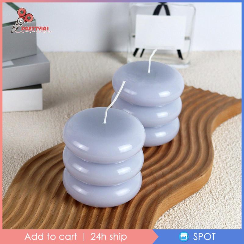 [Prettyia1] Nến Acrylic Thủ Công DIY Họa Tiết Hình Học
