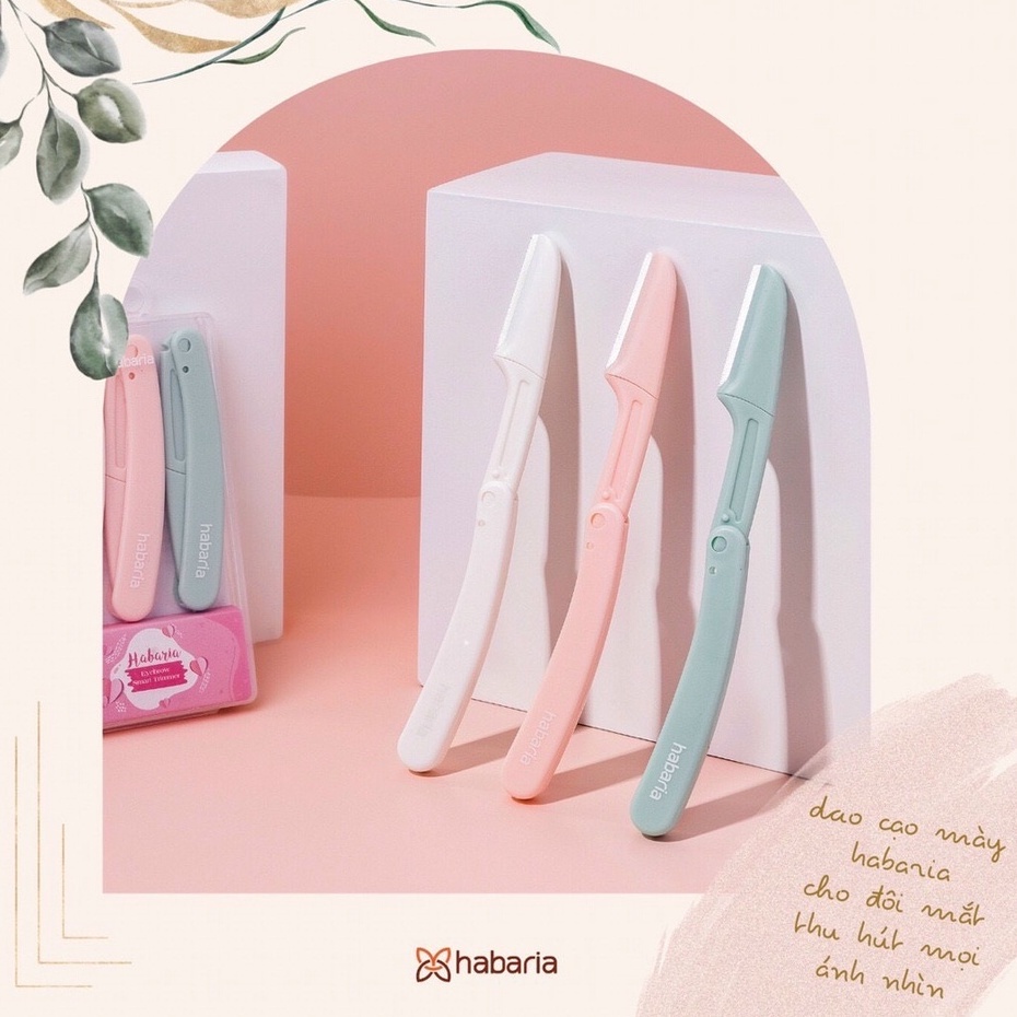 Bộ 3 dao cạo lông mày Habaria Eyebrow Smart Trimmer