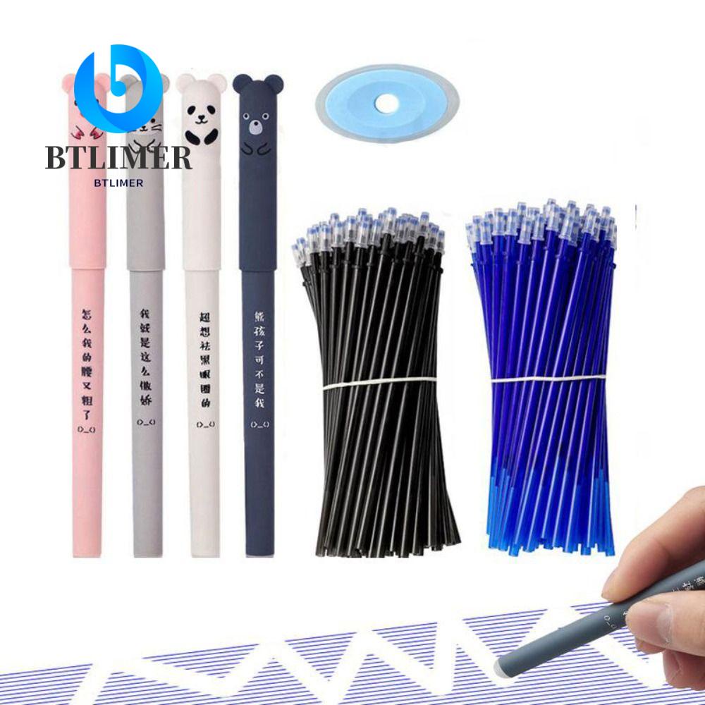 Bút Bi Mực Đen Ngòi 0.35mm Hình Động Vật Dễ Thương