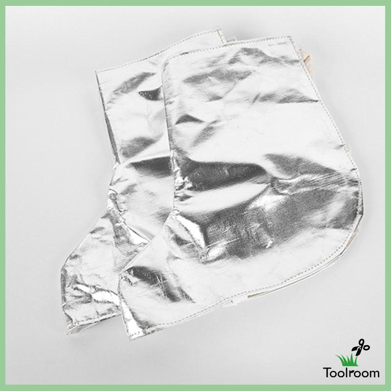 Set 2 Tạp Dề Lá Nhôm Bảo Vệ Chân Dùng Trong Phòng Thí Nghiệm / Cá