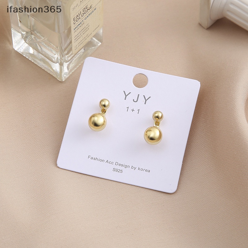 Bông Tai Đính Đá Zircon Ngọc Trai Sáng Bóng Độc Đáo Thời Trang Hàn Quốc ifashion365