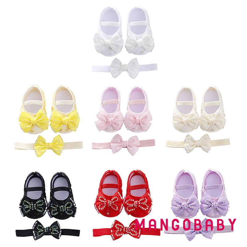 Giày Búp Bê Phối Nơ Xinh Xắn Dành Cho Bé Gái