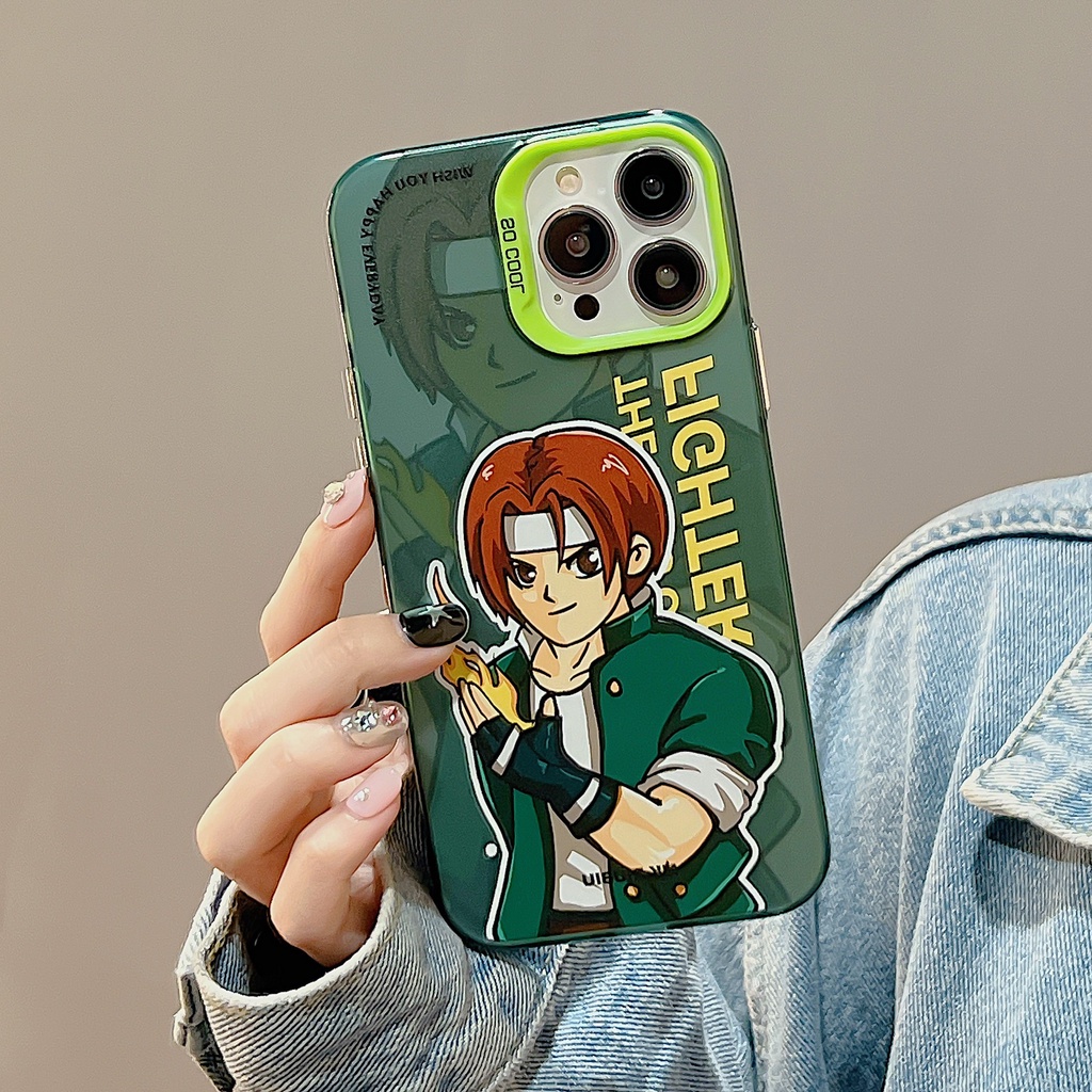 Ốp Điện Thoại TPU Trong Suốt Họa Tiết Hoạt Hình Hai Mặt Cho iPhone 11 13 12 14 Pro Max