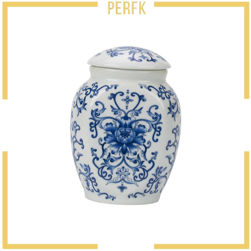 Lọ Gốm Đựng Trà / Gừng Có Nắp Đậy Sắp Xếp Gọn Gàng Cho Phòng Khách