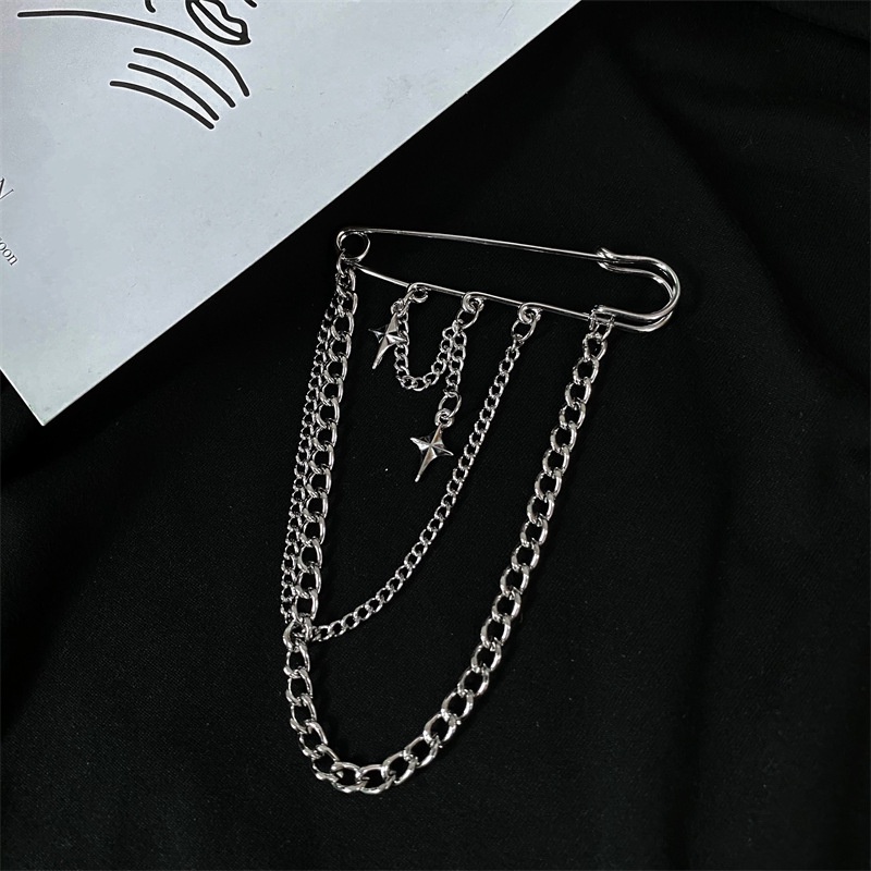 Cài Áo Thiết Kế Hình Thánh Giá Phong Cách Hiphop Dành Cho Nam