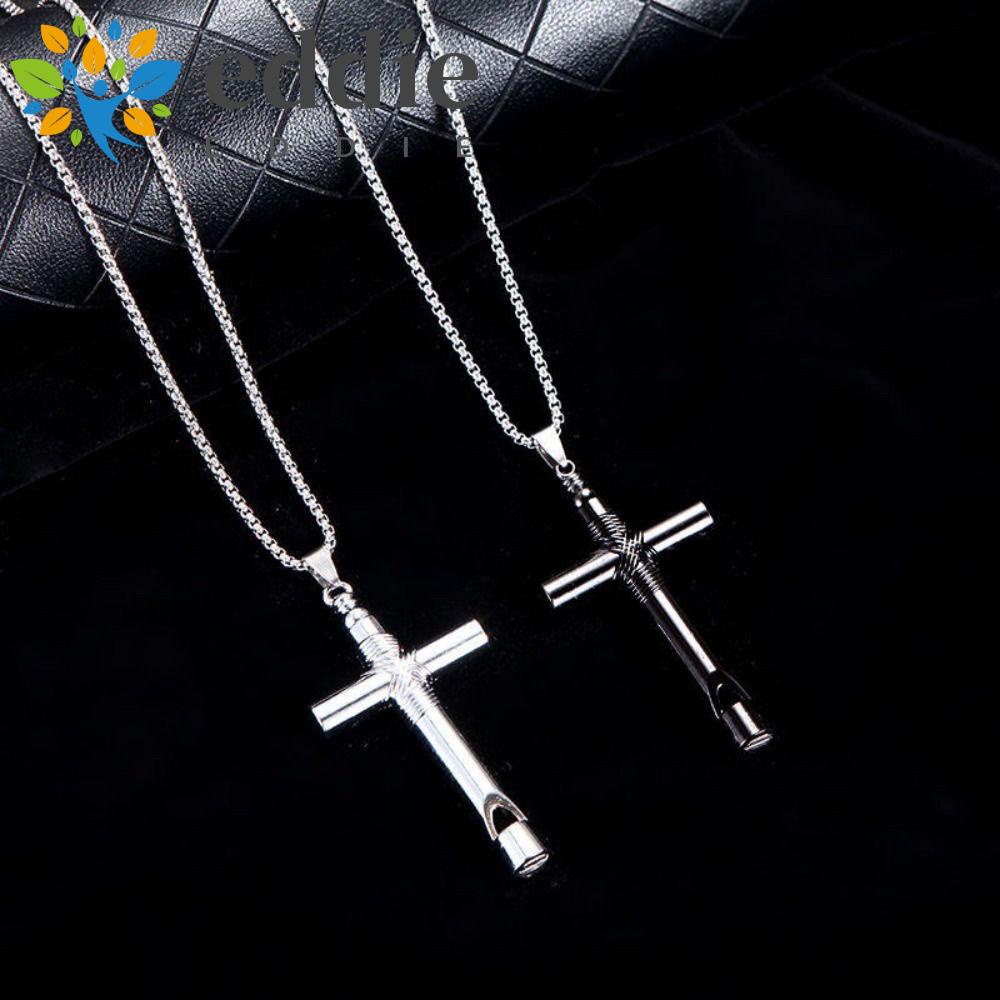 Vòng Cổ Choker Mặt Thánh Giá 26Eddie Phong Cách Gothic Punk Đơn Giản