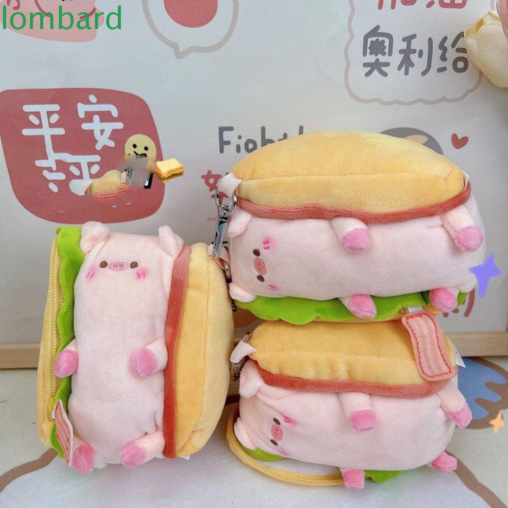 Túi Đựng Đồ Trang Điểm / Tiền Xu Mini Bằng Vải Bông Họa Tiết Hoạt Hình Dễ Thương Cho Bé Gái