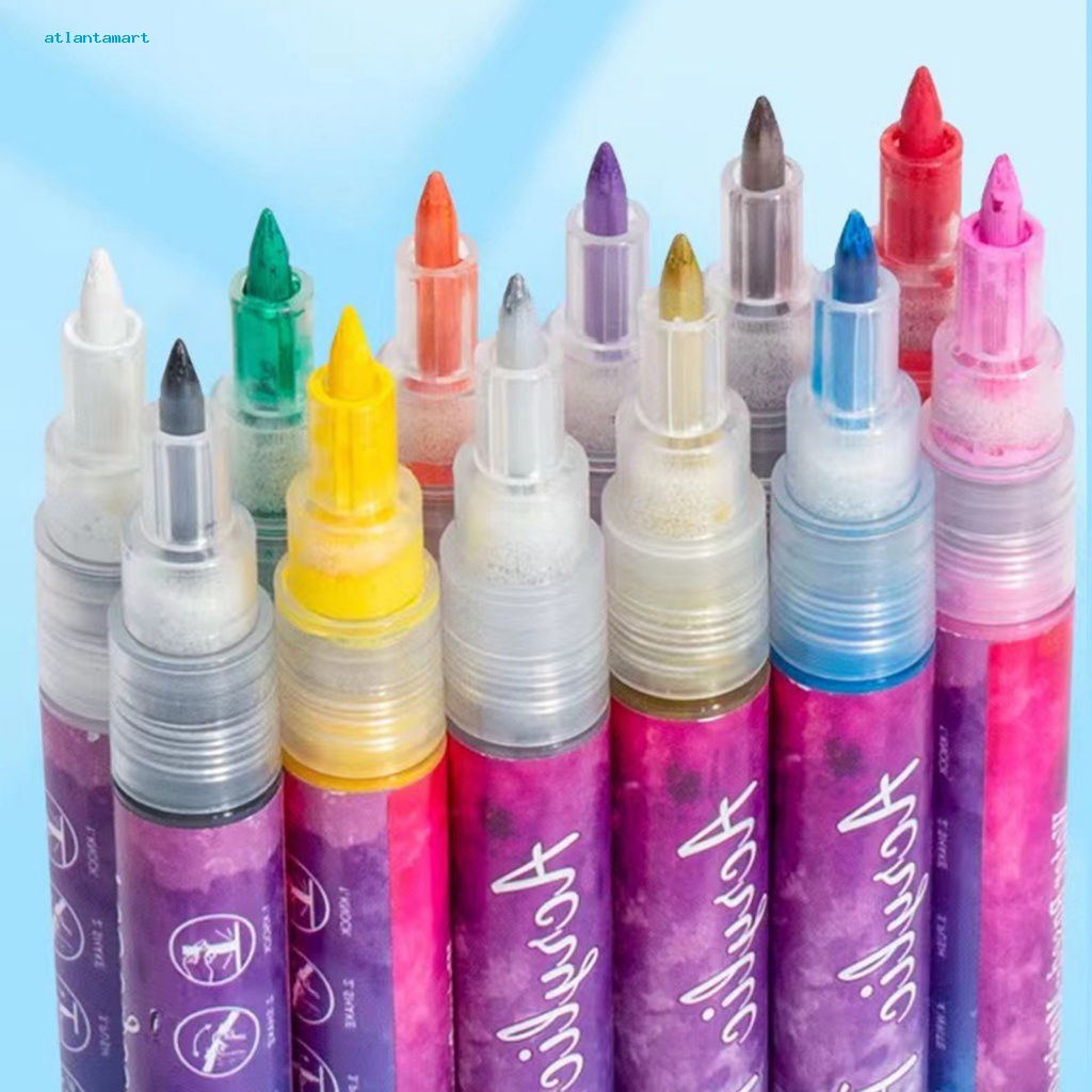 Túi Đựng Đồ Dùng Cao Cấp Tiện Dụng| Set 12 Bút Vẽ Móng Nghệ Thuật Nhanh Khô Đường Kẻ Chính Xác Siêu Mỏng Chống Thấm Nước Dành Cho Sử Dụng Tại Nhà