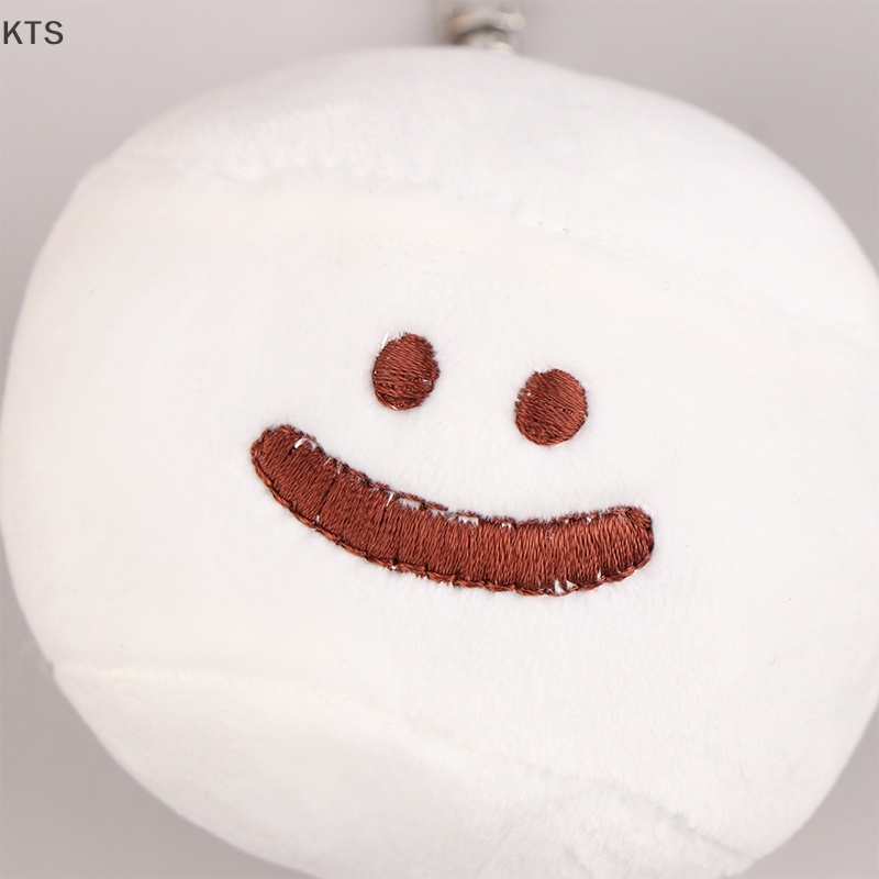 Móc Khóa Banh Xù Hình Mặt Cười Dễ Thương