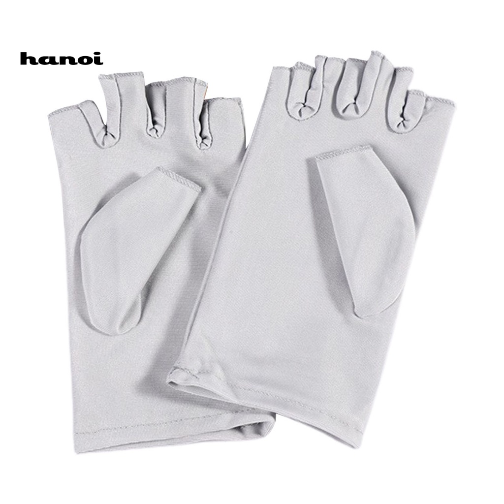 1 Đôi Găng Tay Co Giãn Thoáng Khí Không Để Lại Dấu Ngón Tay Chống Tia UV Khi Lái Xe