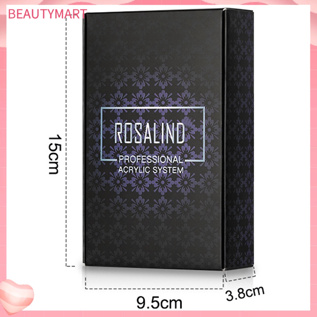 1 Bộ Bột Acrylic Kèm Cọ Trang Trí Móng Tay DIY