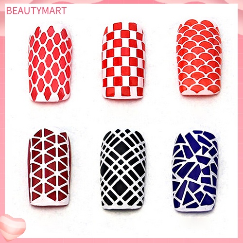 1 Tấm Sticker Rỗng Dán Móng Nghệ Thuật DIY Dễ Sử Dụng